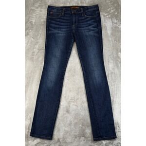 Joe's Jeans Mid Rise Skinny Women Size 29 Dark Wash 32x30 Indigo Stretch